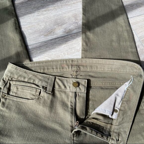 Michael Kors Olive Green Skinny  Jeans - Picture 13 of 14